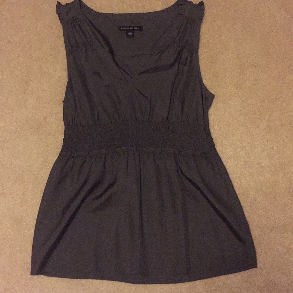 Black silk camisole from Banana Republic.
